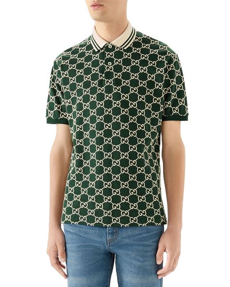 gucci interlocking t shirt|gucci polo shirts for men.